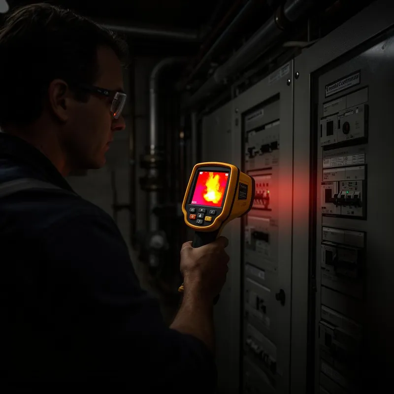 Quarterly thermal switchgear scan